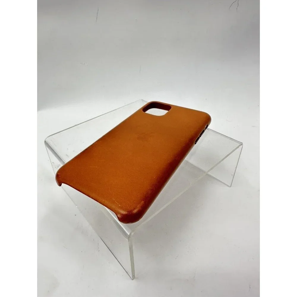 Apple Leather Case for iPhone 11 Pro Max - Saddle Brown (K)